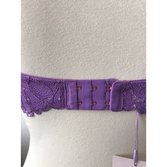 Fenty X Savage Not Sorry Lingerie Lace Underwire Balconette Bra - Picture 8 of 8